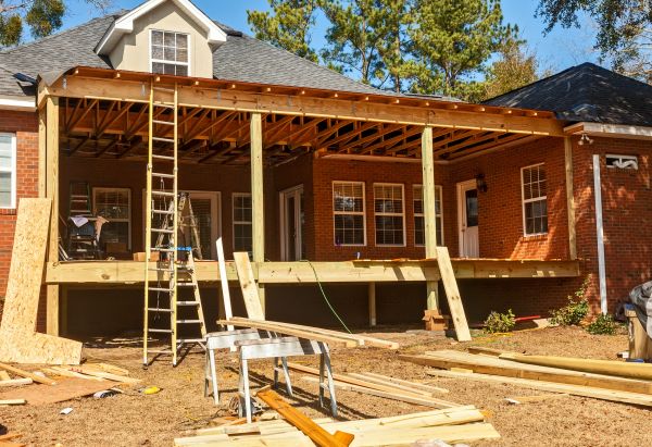 Porch Raising in Nokomis